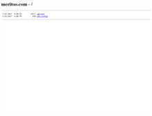 Tablet Screenshot of meritoo.com